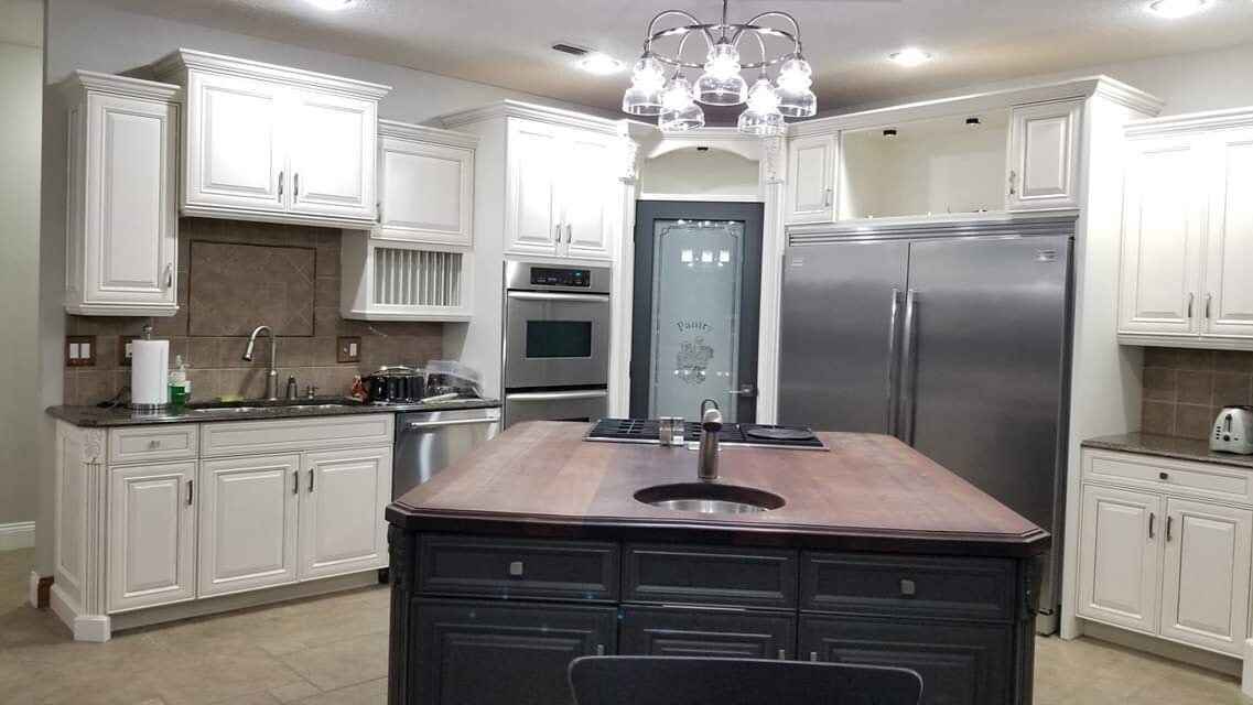Cabinet Refinishing - Before and After Example 10